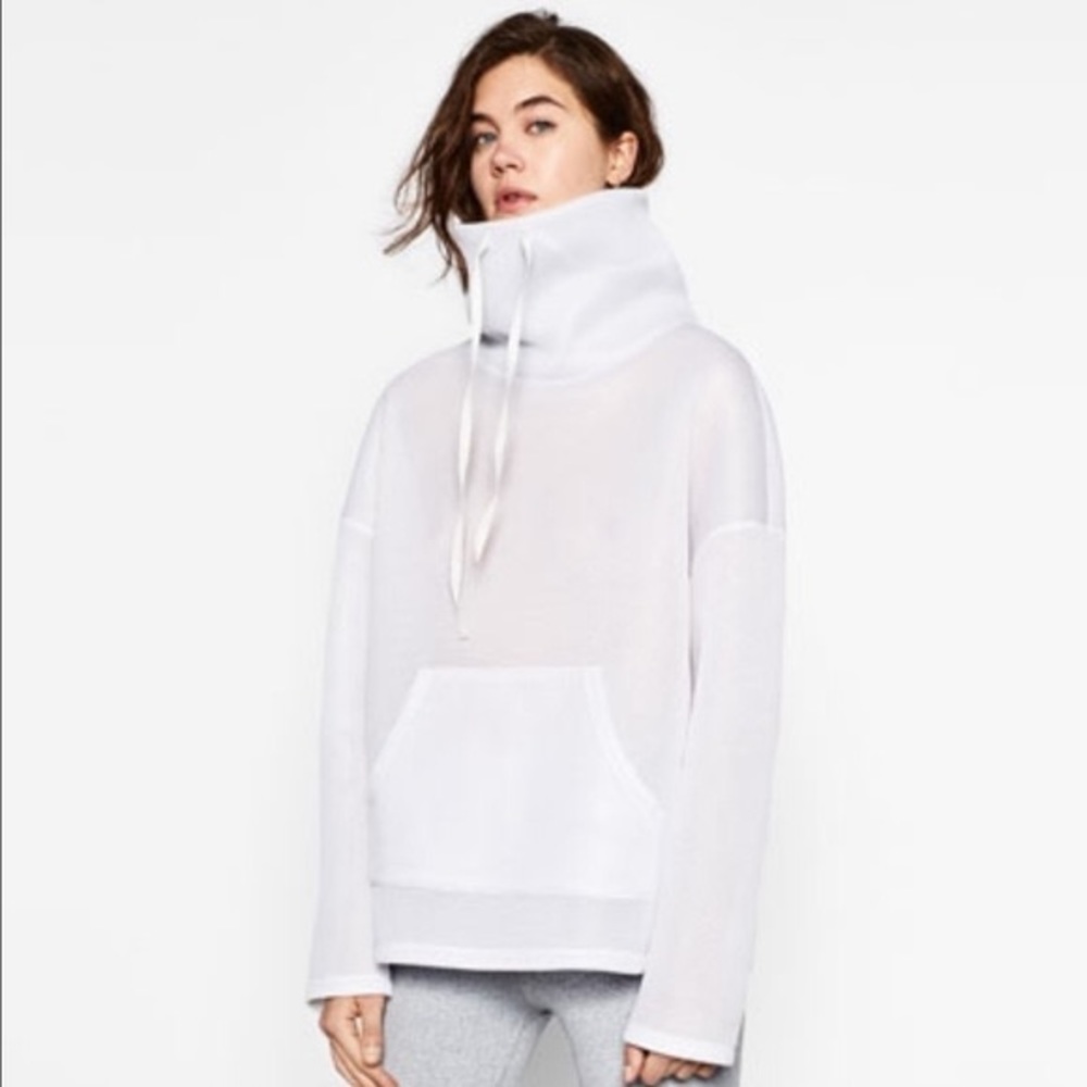 Sports Mesh Jacket - Zara Sport - White - Small